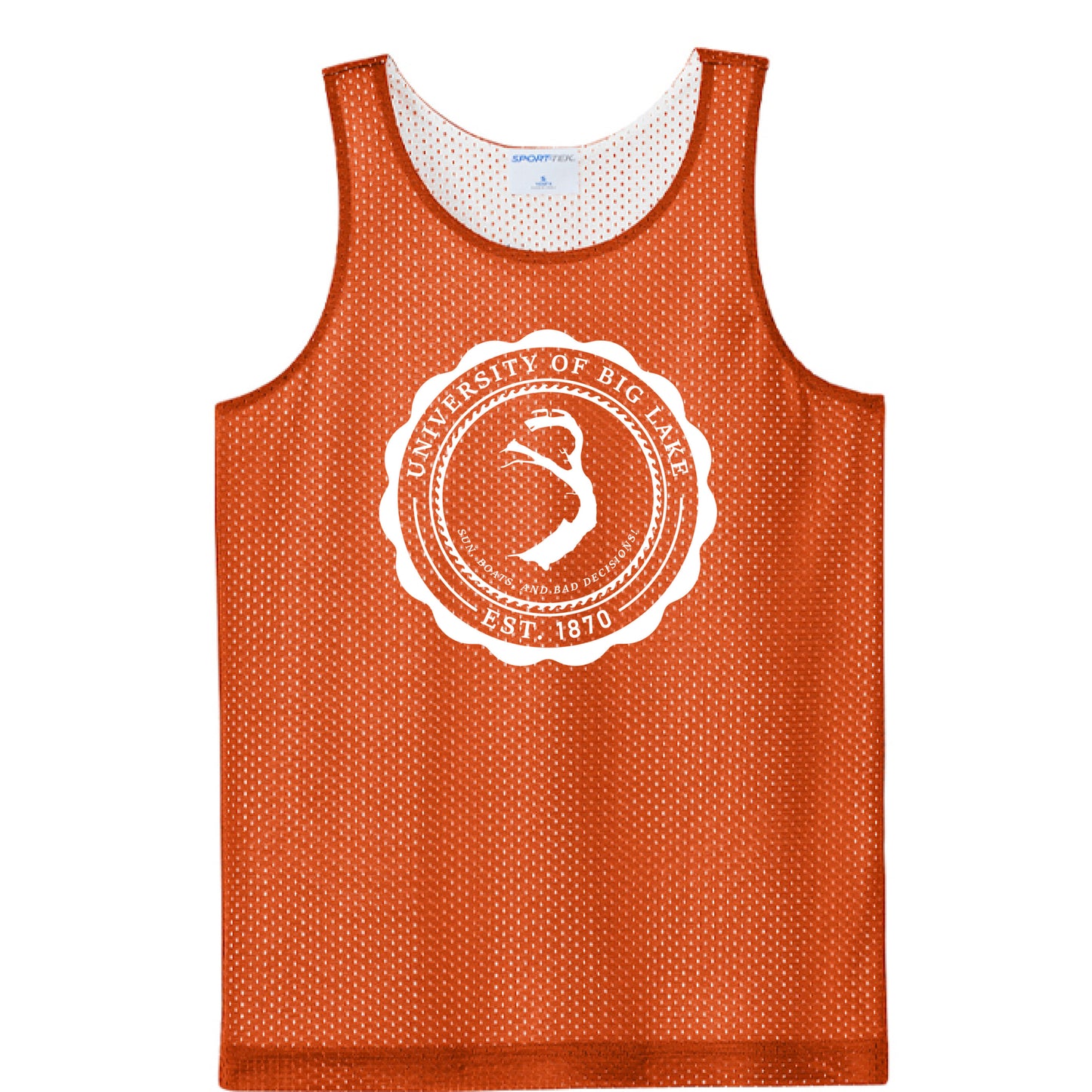 Deep Orange/ White - FRONT